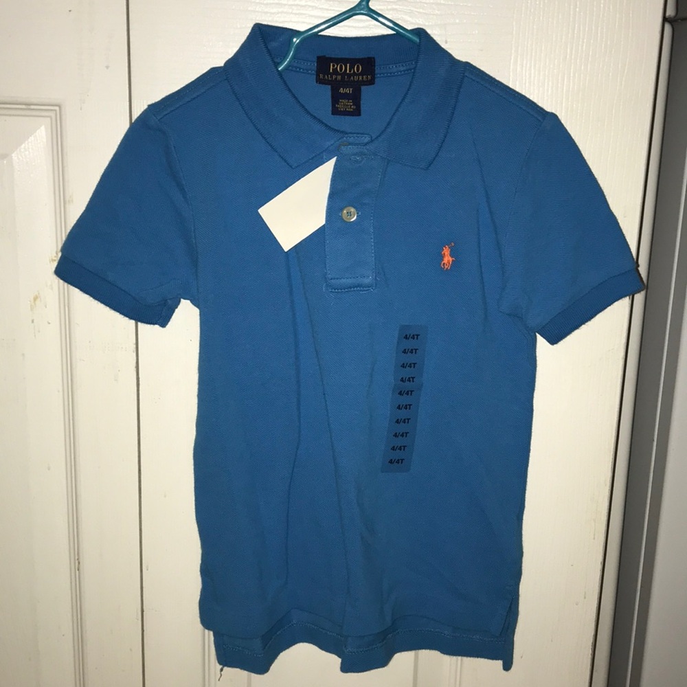 Never worn, short sleeved boys polo